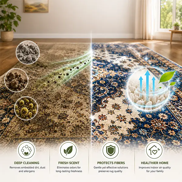 Restoring Rug Freshness with Advanced Cleaning Solutions in The Woodlands Texas